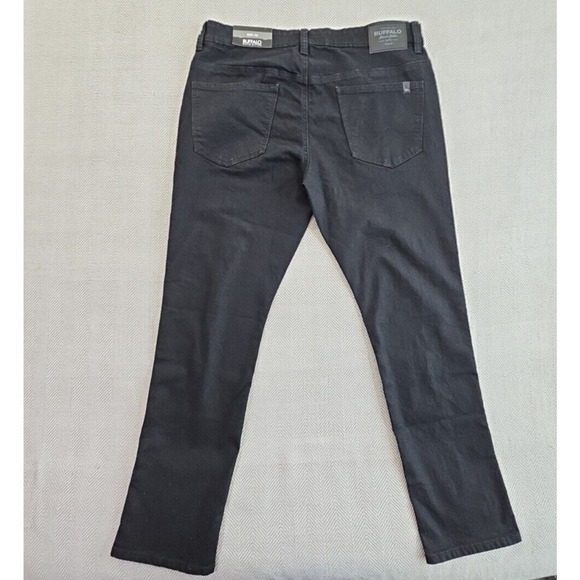 Buffalo David Bitton Ash Jeans Men's Size W36 L32 Black Slim Fit NWT Classic - Picture 2 of 15